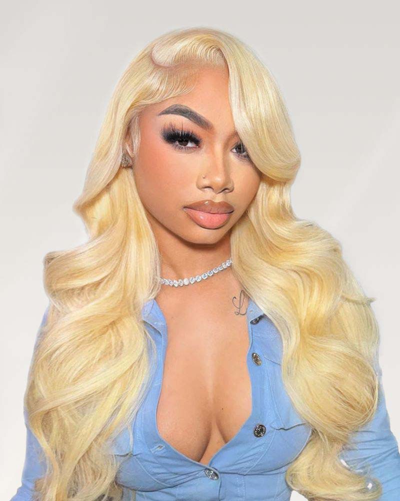 Beverly | #613 Blonde HD Lace Body Wave Wavy Breathable Glueless Wig