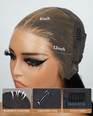 Annie | HD Lace 13x4 Natural Hairline 3C Coily Human Hair Pixie Wig