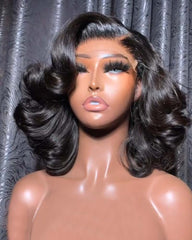 Lorinna | SDD Super Double Drawn Bounce Curl HD Lace Frontal & Closure Glueless Wig