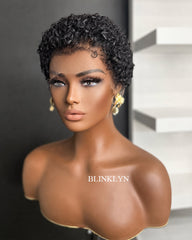 Annie | HD Lace 13x4 Natural Hairline 3C Coily Human Hair Pixie Wig