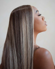 Fiona | RAW Hair Highlight Ash Blonde HD Lace Glueless Wig