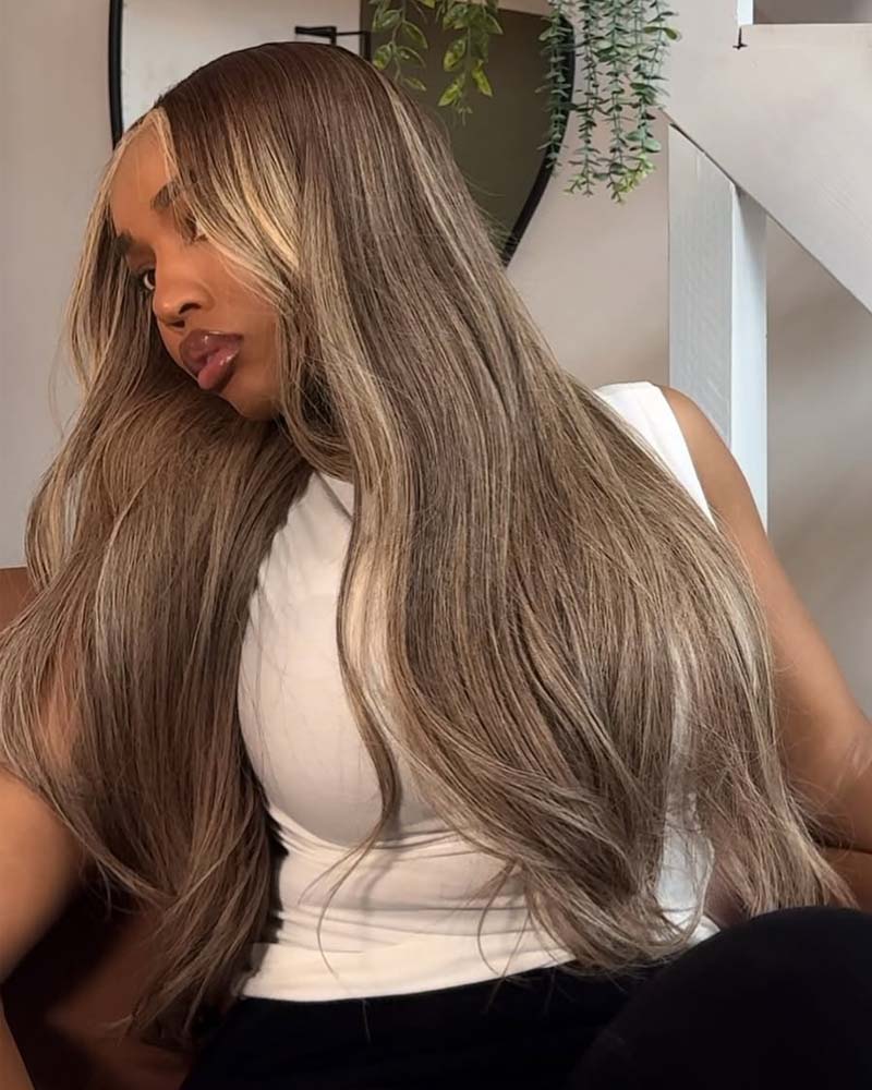 Fiona | RAW Hair Highlight Ash Blonde HD Lace Glueless Wig