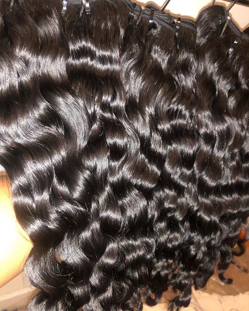 Extensions de cheveux naturels de luxe, authentiques et naturels