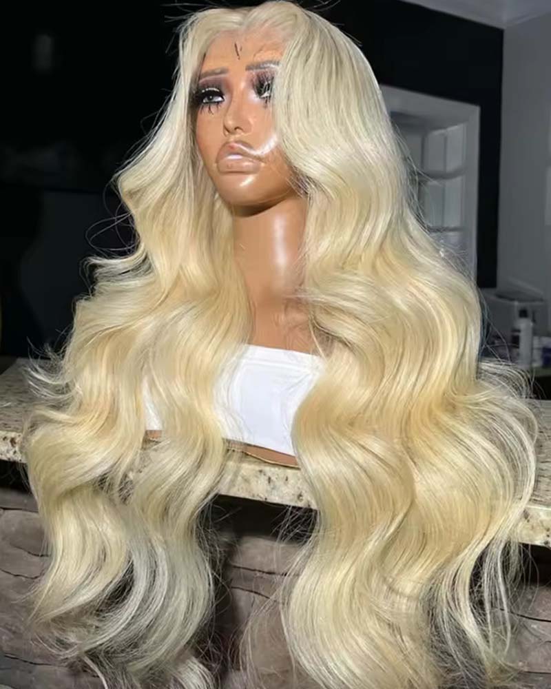 Maria | Peruca HD Lace Body Wave #613 Loira sem cola