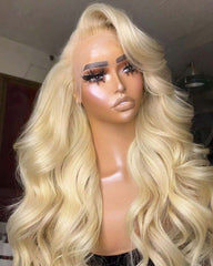 Beverly | #613 Blonde HD Lace Body Wave Wavy Breathable Glueless Wig