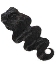 Thick Human Hair Body Wave Clip ins