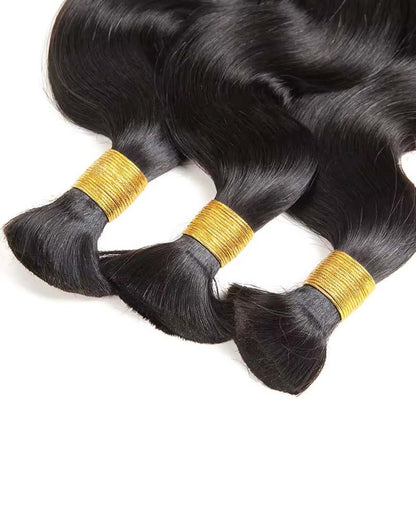Tresses Boho Body Wave sans trame, cheveux humains tressés