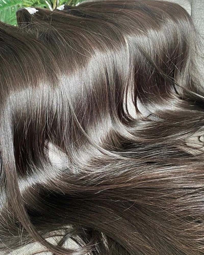 Extensions de cheveux naturels de luxe, lisses et authentiques