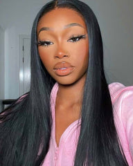Sally | Straight Hair Transparent Lace Frontal & Closure Glueless Wig
