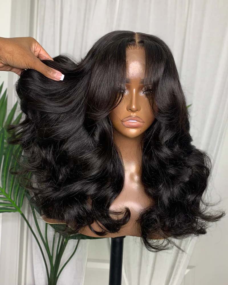 Lorinna | SDD Super Double Drawn Bounce Curl HD Lace Frontal & Closure Glueless Wig