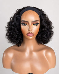 Rayna | Perruque Bandeau Cheveux Humains Bouclés Doux et Souples