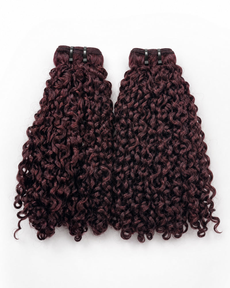 Extensions de cheveux naturels bouclés SDD Birmans Bourgogne