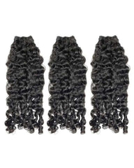 Mèches de cheveux humains vierges bouclés birmans de qualité supérieure