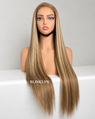 Selena | Cinnamon Blonde Balayage HD Lace Raw Hair Wig