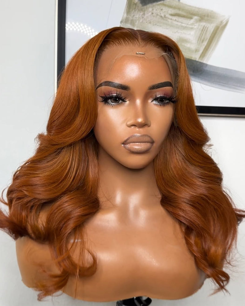 Claire | Cowboy Copper Human Hair Glueless Wig