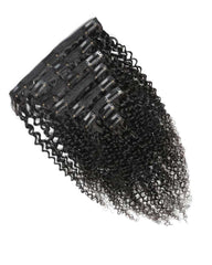 THICK Human Hair Curly Hair Clip ins