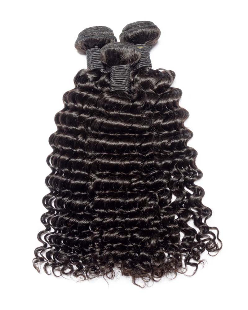 Mèches de cheveux humains vierges Deep Wave de qualité supérieure