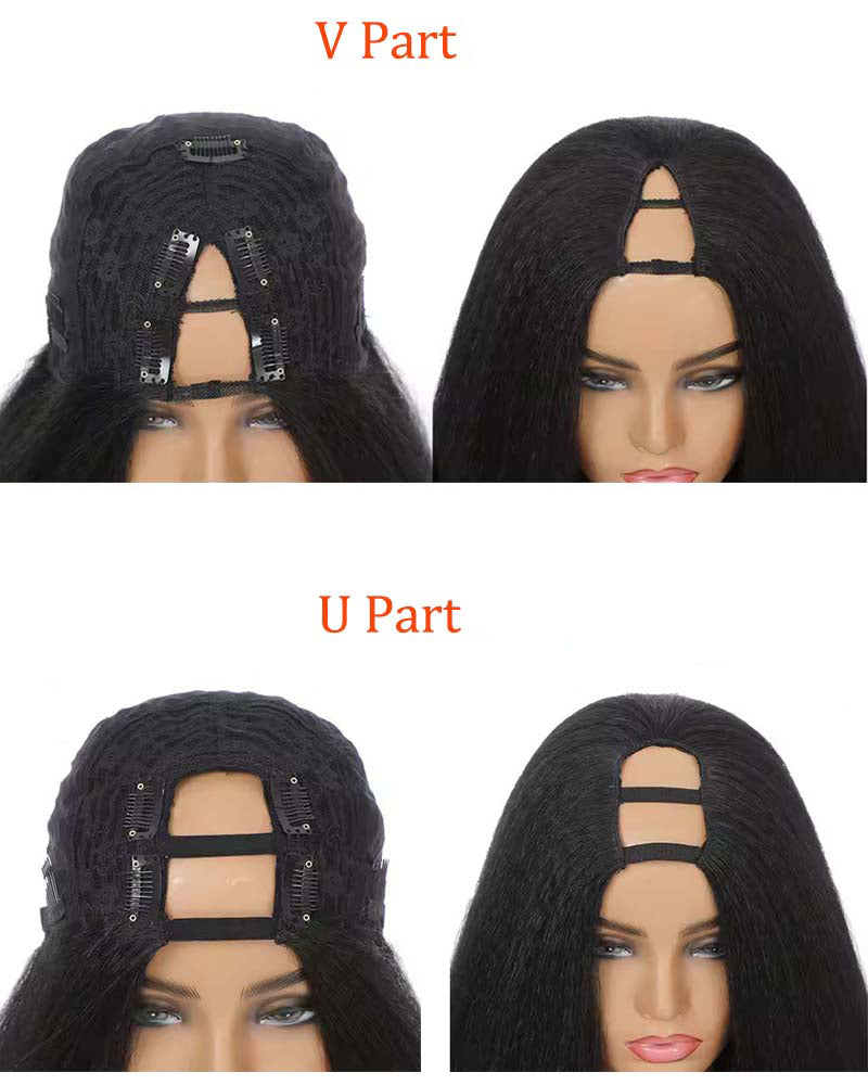 Martha | "Removable Sew-in" Body Wave Honey Blonde V Part Wig, U Part Wig, Flip Over Half Wig