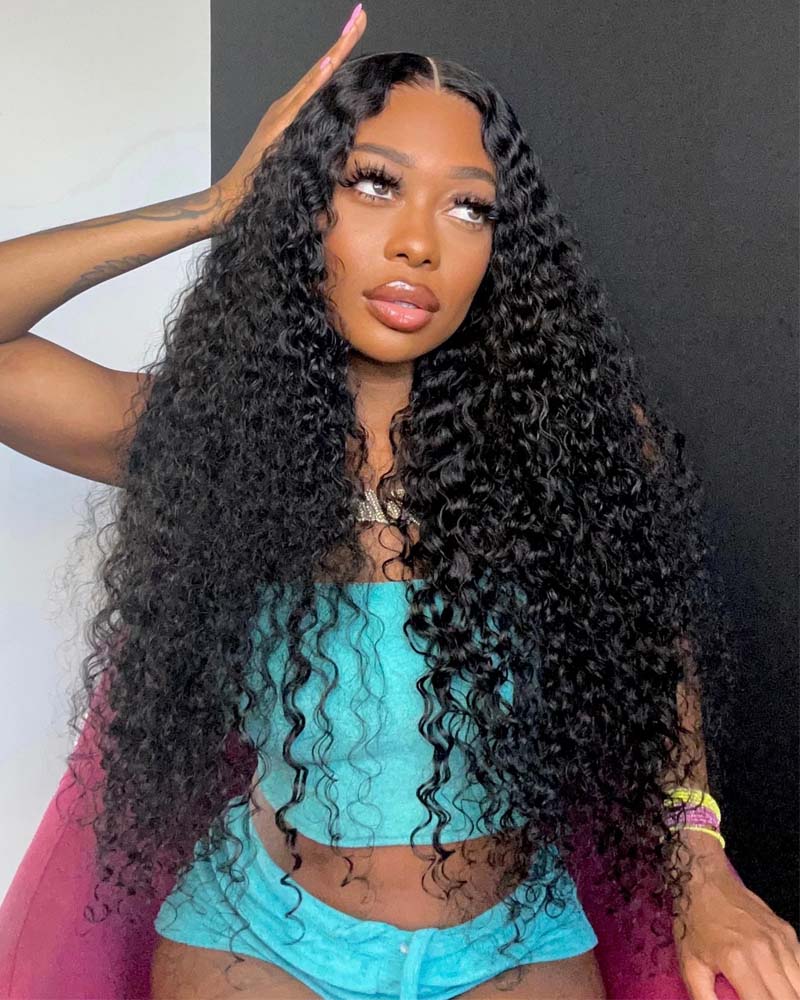 Faith | Burmese Curly HD Lace Frontal & Closure Glueless Wig