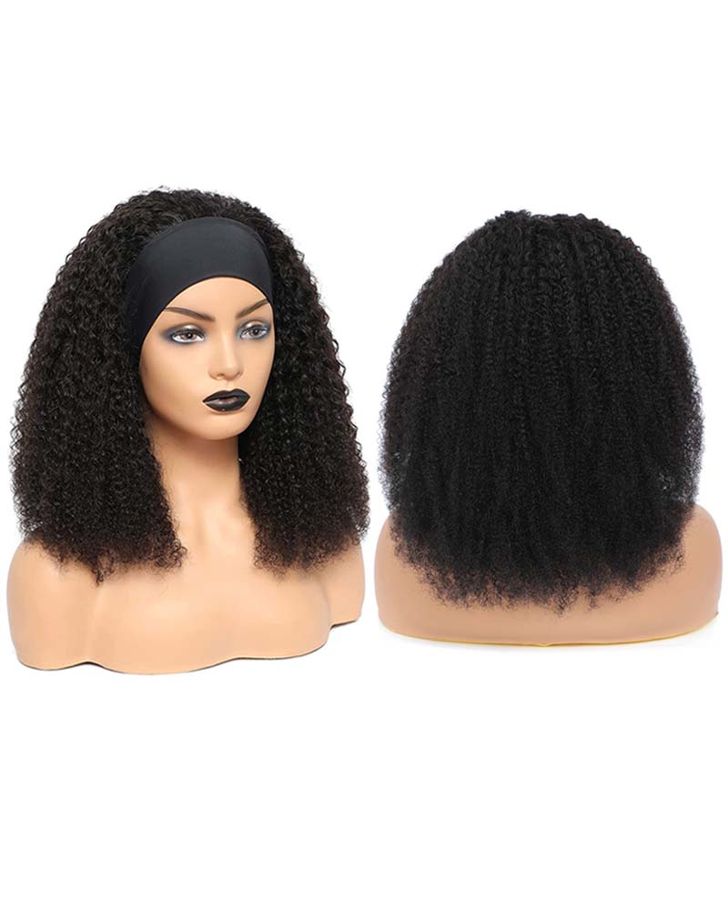 Laney | Perruque bandeau afro crépue et bouclée