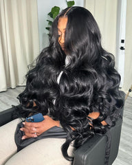 Janice | 🔸Densité élevée 550 g🔸 Perruque de luxe SDD ondulée, en dentelle HD, sans colle