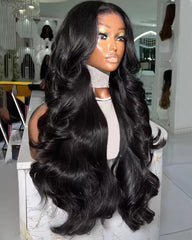 Janice | 🔸Densité élevée 550 g🔸 Perruque de luxe SDD ondulée, en dentelle HD, sans colle