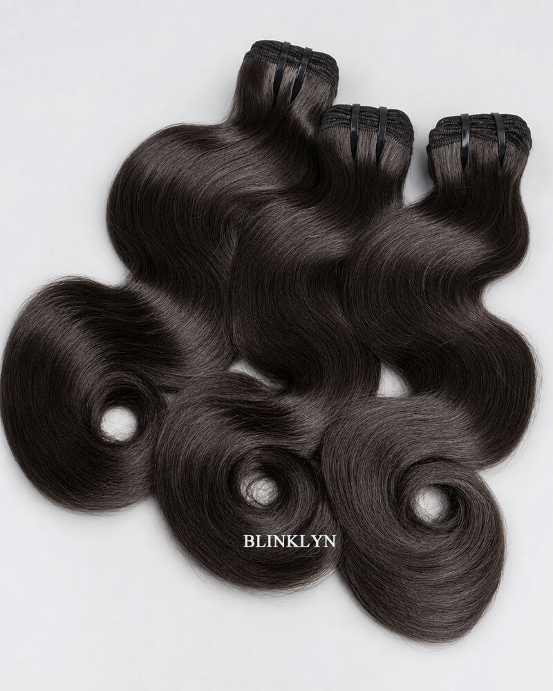 Mèches épaisses de cheveux vierges ondulés SDD (Super Double Drawn)