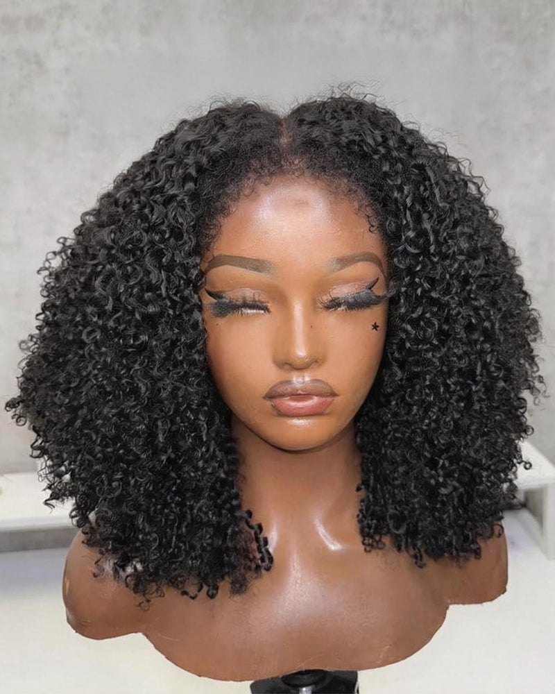 Rose | Kinky Coily Realistic Hybrid Hairline Wig