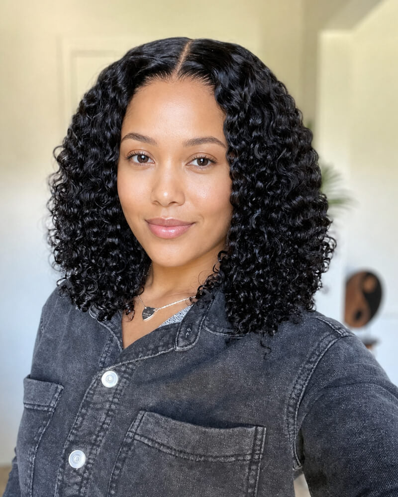 Jada | HD 2x6 5x5 6x6 Closure Wig Kinky Curly Glueless Bob Wig