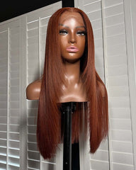 Lindsay | Cinnamon Layers 100% Human Hair HD Lace Glueless Wig