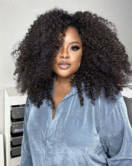 Audrey | Kinky Curly HD Lace Frontal & Closure Glueless Wig