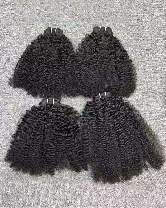Extensions de cheveux vierges crépus et bouclés