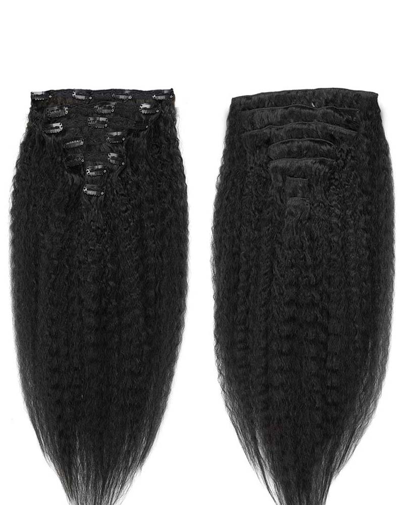 Kinky Straight Clip ins