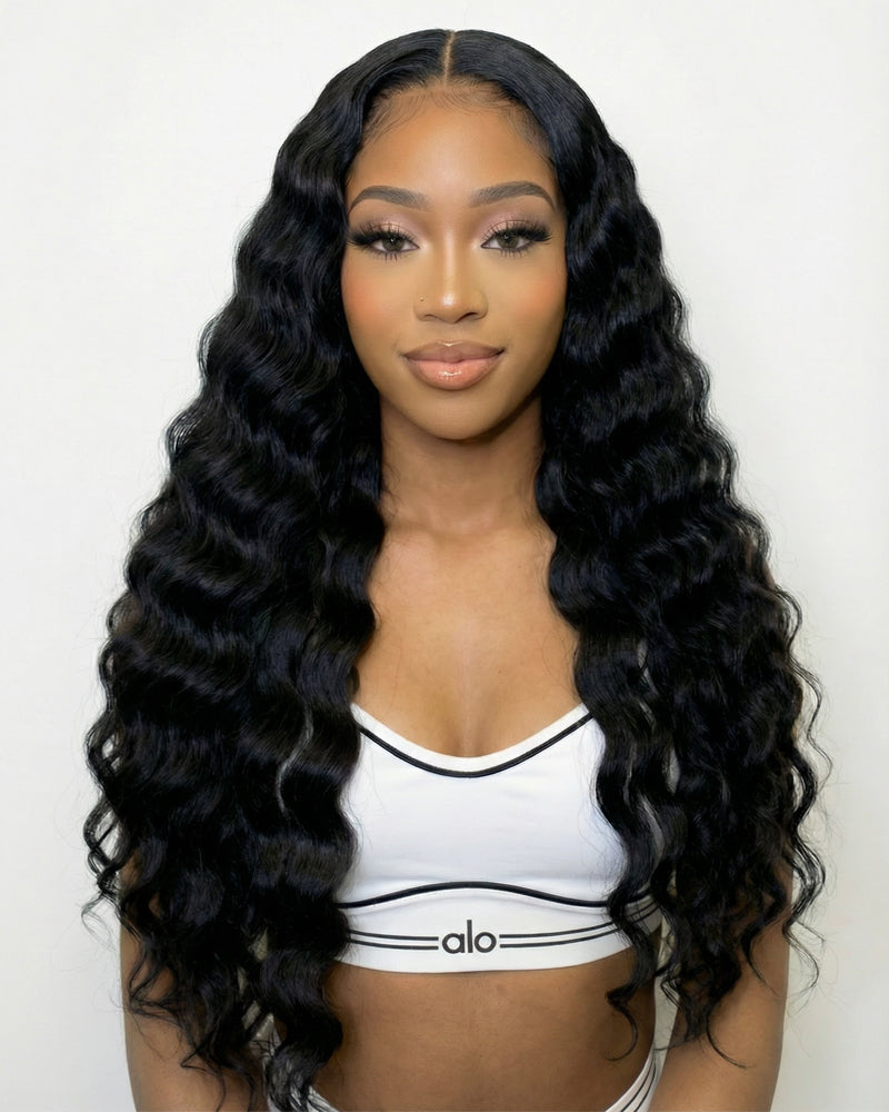 Megan | Loose Deep Wave HD Lace Frontal & Closure Glueless Wig