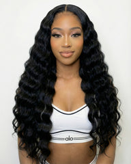 Megan | Loose Deep Wave HD Lace Frontal & Closure Glueless Wig