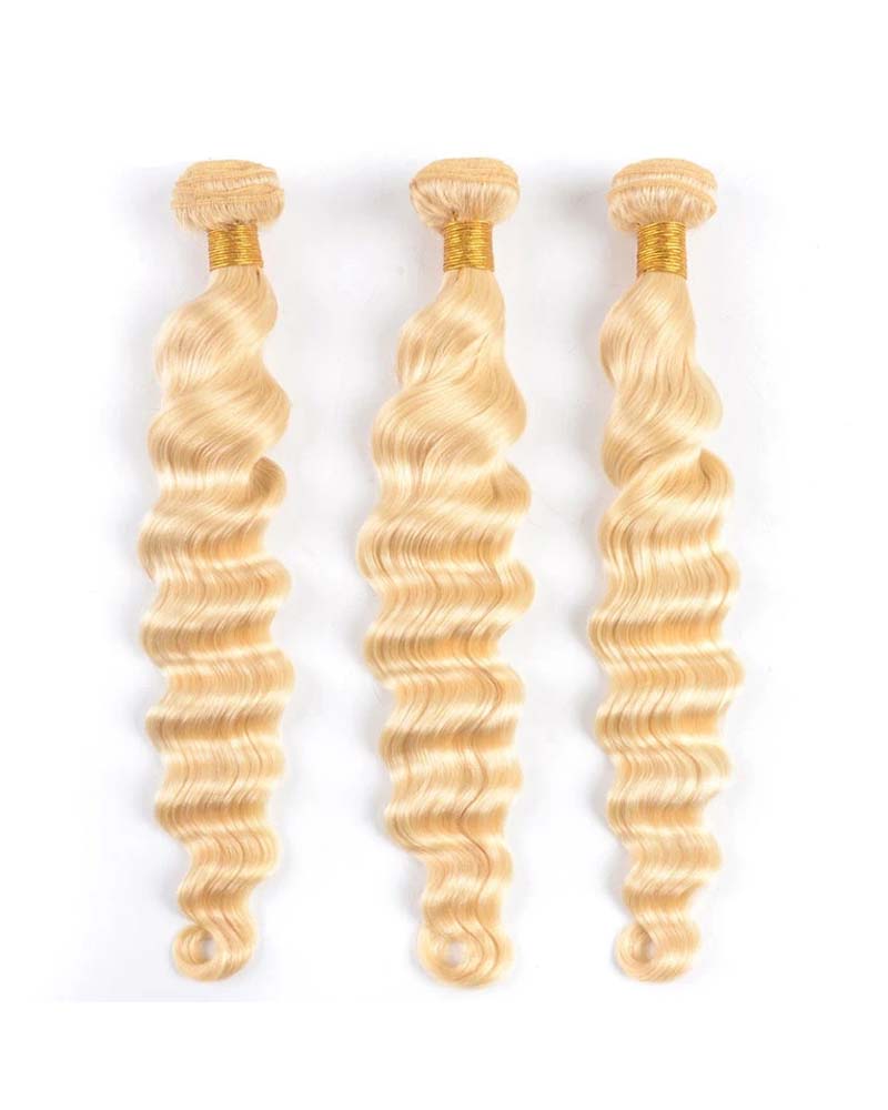 Loose Deep Wave Blonde #613 Hair Bundles