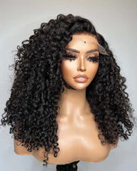 Sonia | Peruca SDD Super Double Drawn Loose Curly HD Lace Frontal e Fechamento Sem Cola