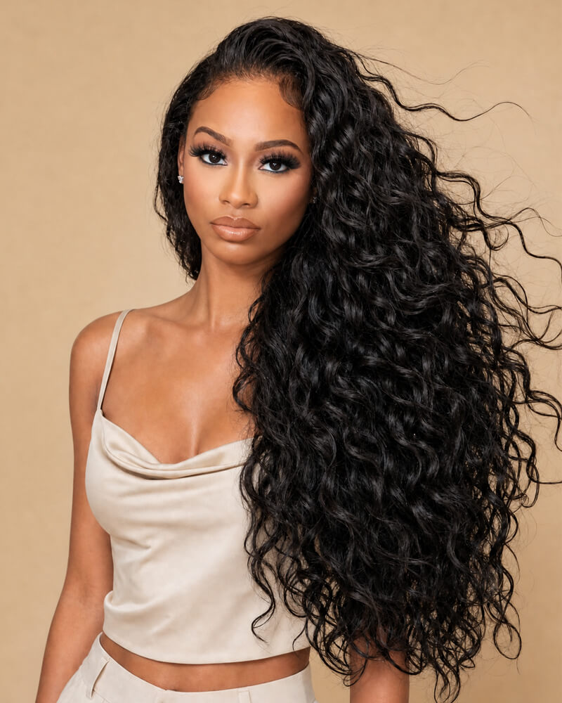 Kali | Luxury RAW HAIR Natural Wavy HD Lace Frontal & Closure Glueless Wig
