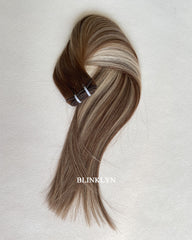 Latte Brown Balayage Raw Hair Bundle
