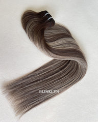 Latte Brown Balayage Raw Hair Bundle