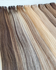 Blonde & Brown Pre-Colored Raw Hair Bundles
