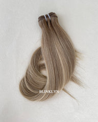 Latte Brown Balayage Raw Hair Bundle