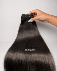 Mèches épaisses de cheveux vierges lisses SDD (Super Double Drawn)