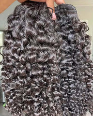 Extensions de cheveux naturels bouclés et authentiques de luxe