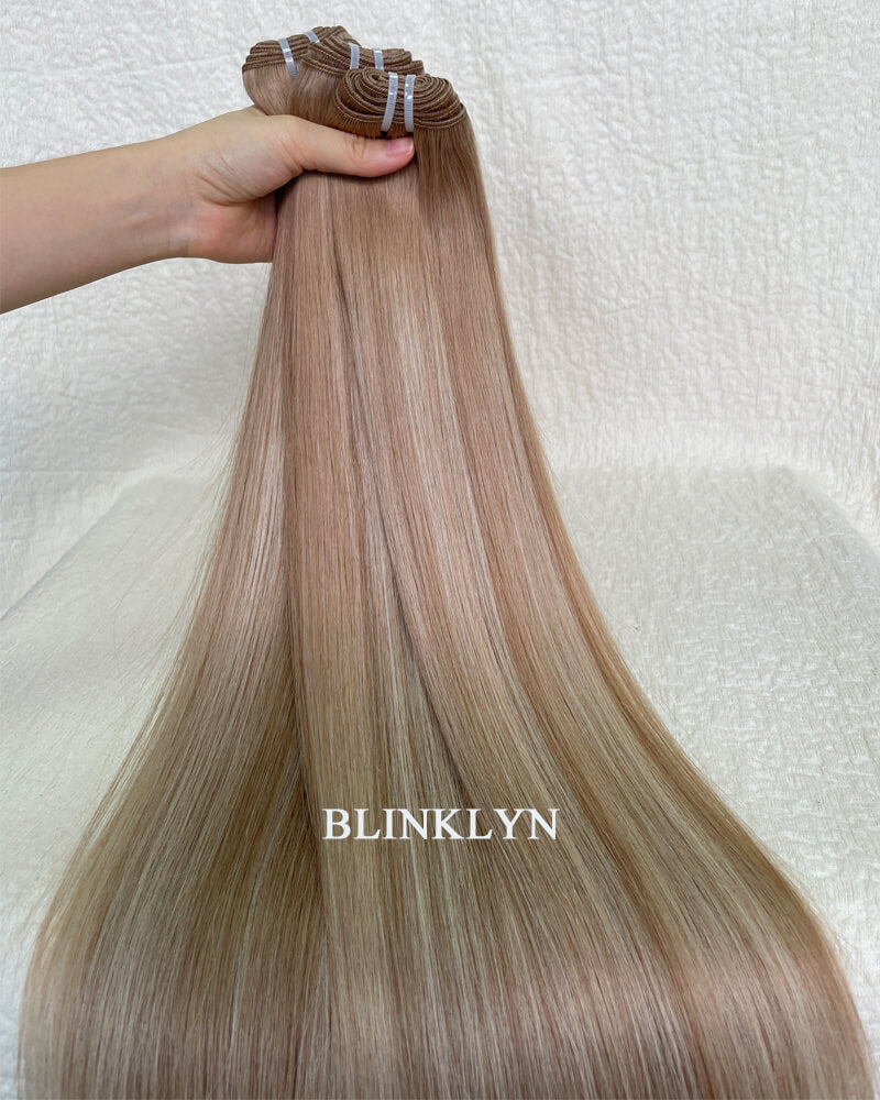 Shimmer Blonde Balayage Raw Hair Bundle