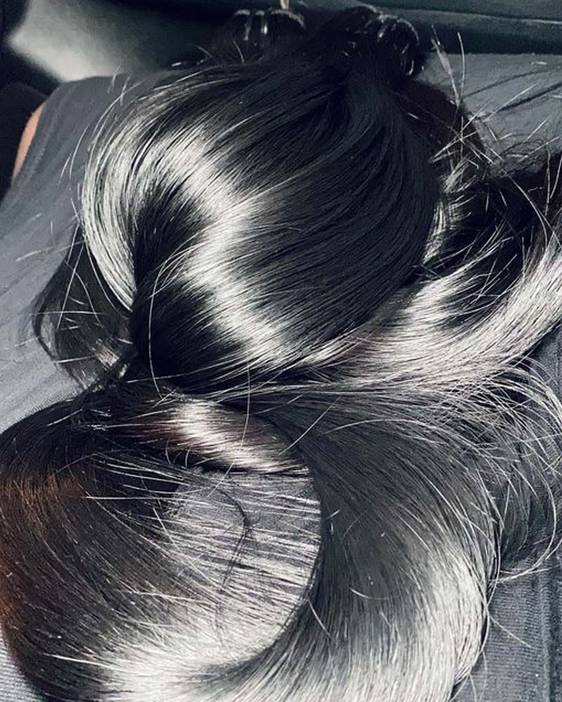 Extensions de cheveux naturels de luxe, lisses et authentiques