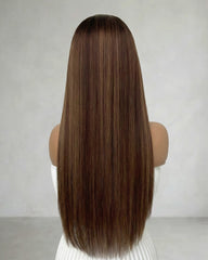 Regina | Highlight Honey Brown Hair HD Lace Wig