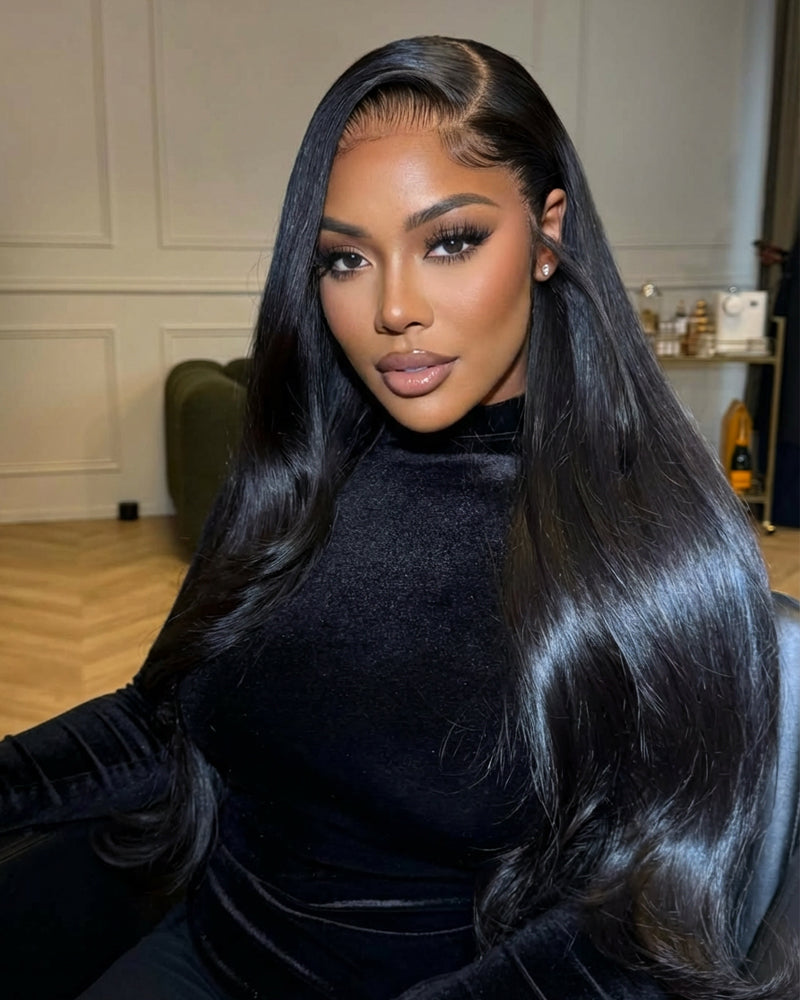 Cosmina | Luxury RAW HAIR Straight HD Lace Frontal & Closure Glueless Wig