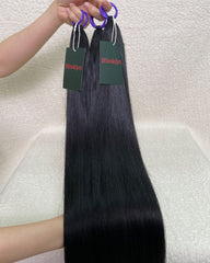 Straight Human Hair Miracle Knots Feather Crochet Hair