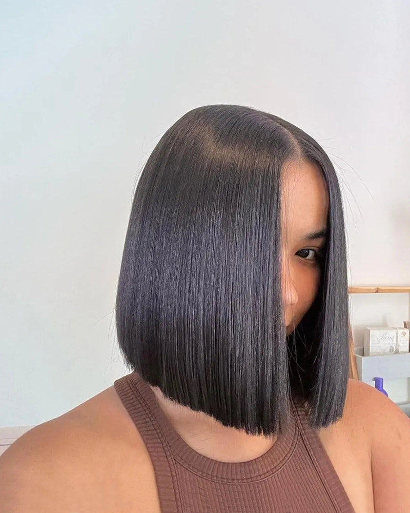Joy | Bone Straight SDD Vietnamese Hair 2x6 5x5 Bob Glueless Closure Wig